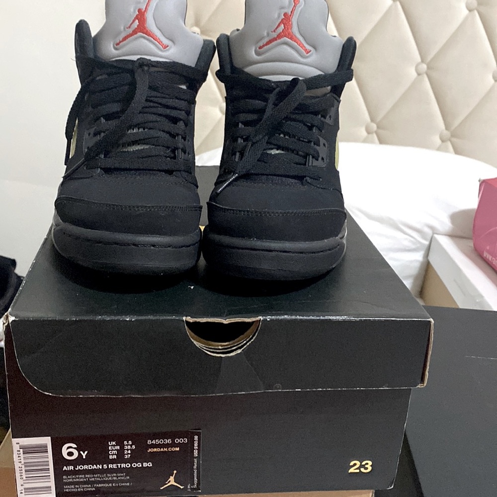 Air Jordan 5 OG metallic silver